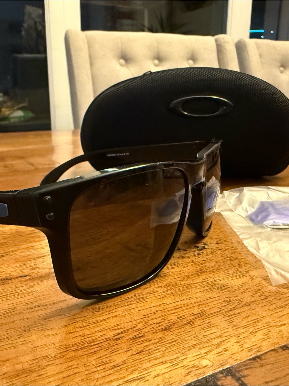 Mens Black Oakley Holbrook Sunglasses wih extra set of lenses - Picture 2 of 14